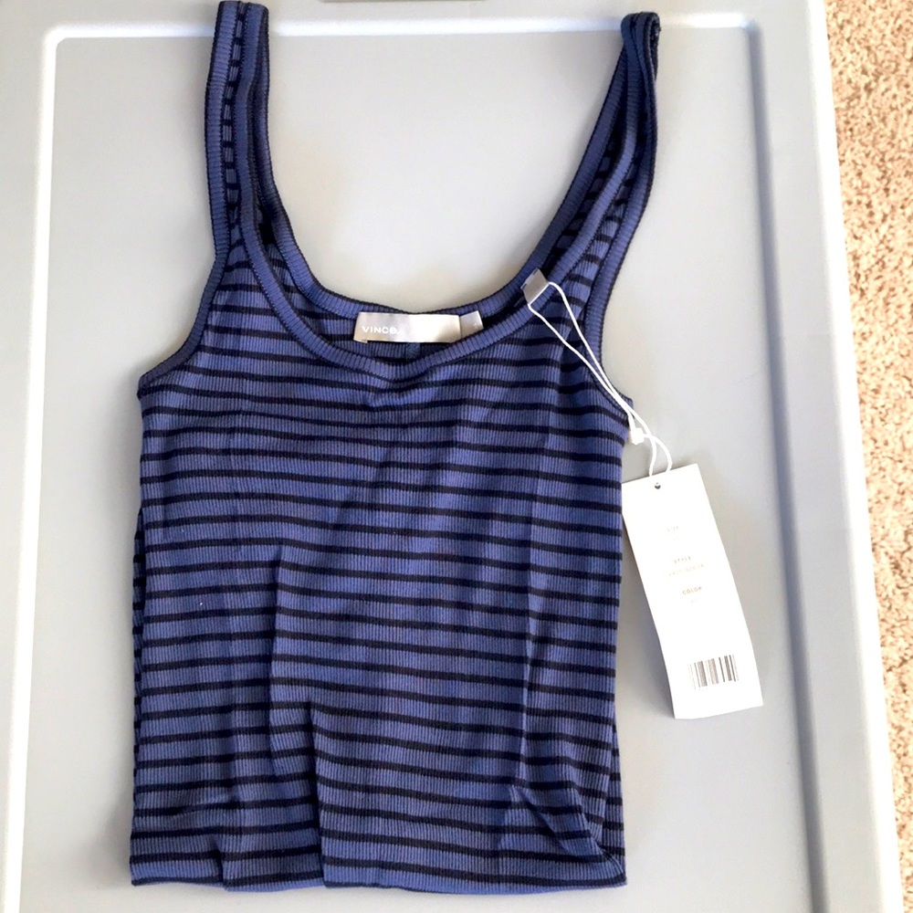 NWT Vince striped tank top, XS